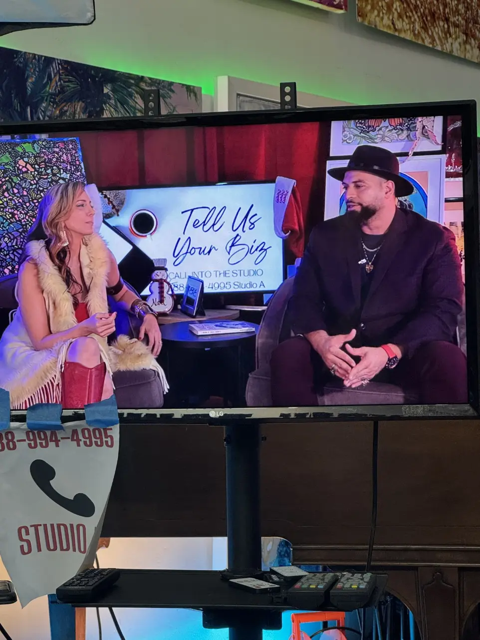 Show us your biz tv show on amp tv with Christopher Knight Lopez