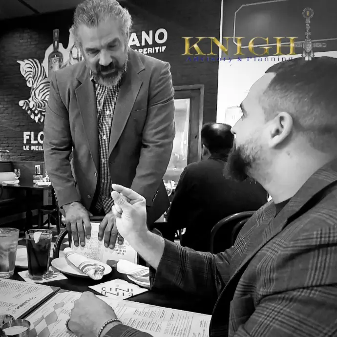 Christopher Knight Lopez with Lou Savarse